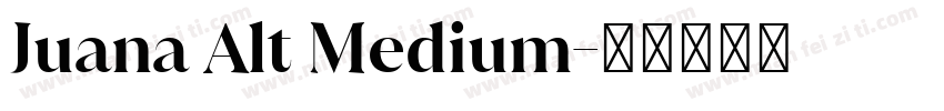 Juana Alt Medium字体转换